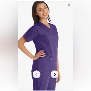 Purple Cherokee Infinity Scrub Set